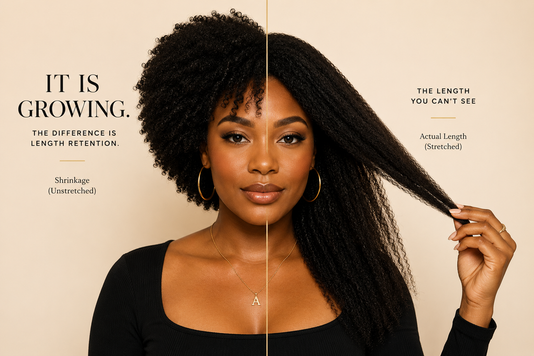 Why Is My 4C Hair Not Growing? The Difference Between Hair Growth and Length Retention