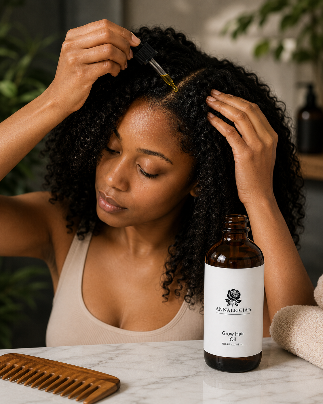 ROOTED – Rosemary Hair Growth & Scalp Oil | Avocado + Jojoba