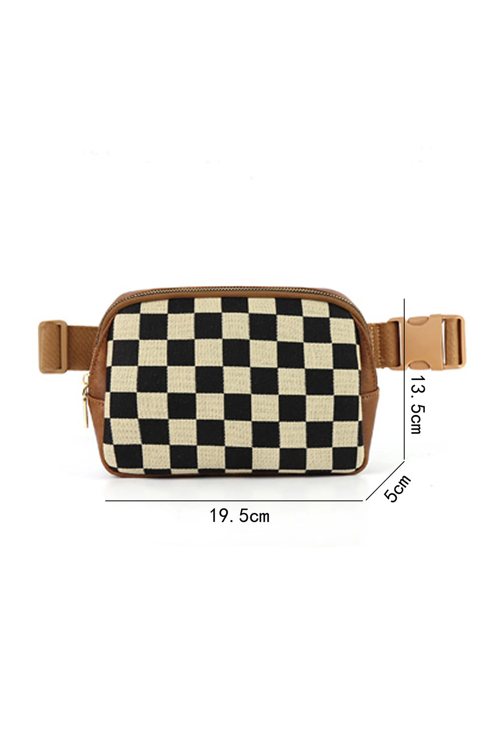 Lilit Checkered Crossbody Waist Bag