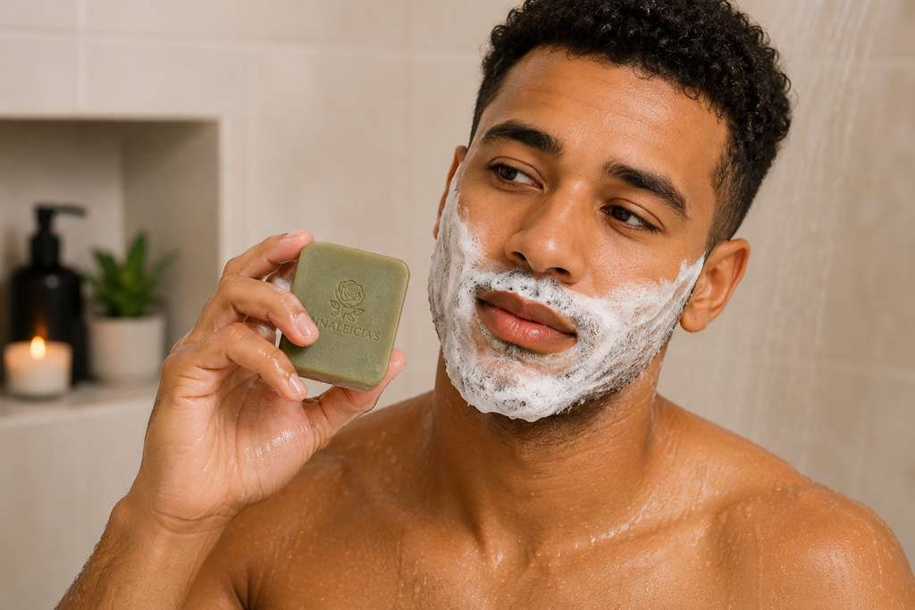 Aloe Natural Goat Milk Bar Soap – Moisturizing Face & Body Cleanser