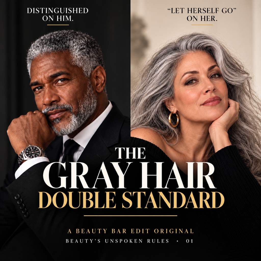 The Gray Hair Double Standard — A Beauty Bar Edit Original