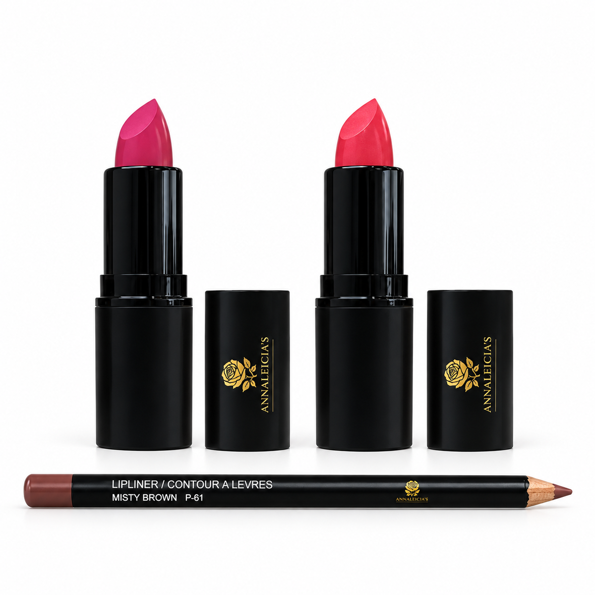 Honeymoon Lip Trio | 2 Lipsticks + Lip Liner Set