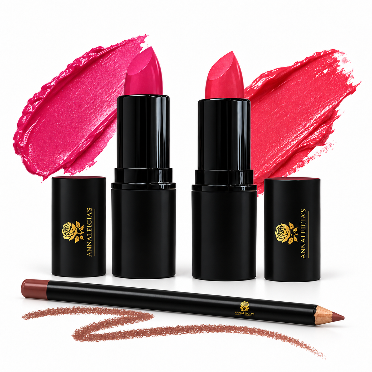 Honeymoon Lip Trio | 2 Lipsticks + Lip Liner Set